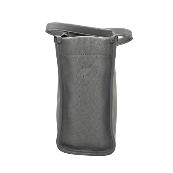 BALENCIAGA Hardware Small Tote Bag/Shoulder Bag, Gray Canvas and Leather with... - Picture 7 of 16